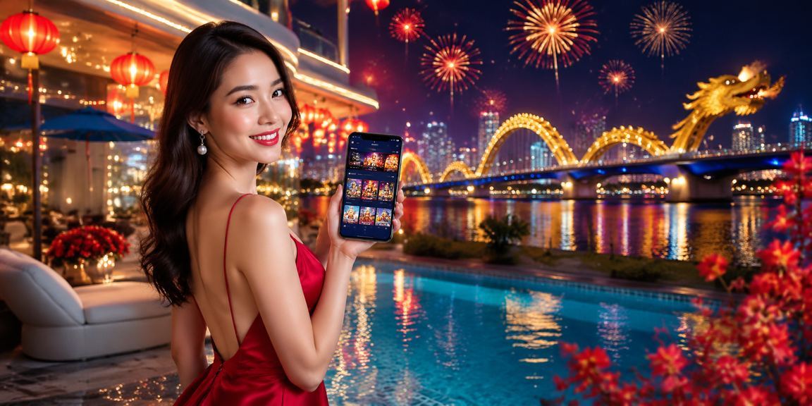 Không khí lễ hội Tết tại Đà Nẵng – người dùng mua xổ số qua ứng dụng di động